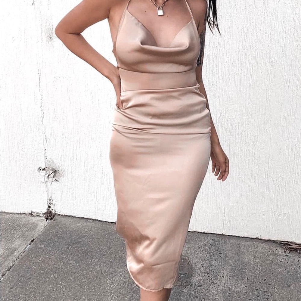 Satin Dress